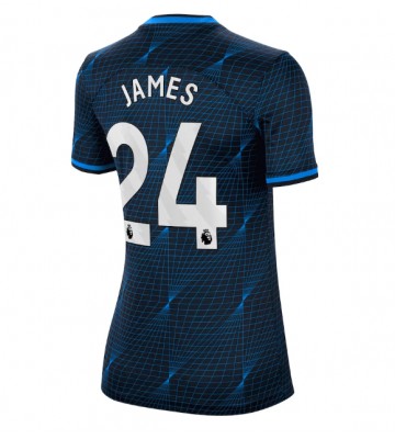 Chelsea Reece James #24 Udebanetrøje Dame 2023-24 Kort ærmer